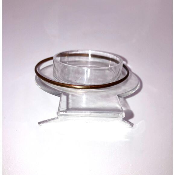 Gold-Tone Rounded 2.75" Bangle Bracelet! - Picture 3 of 6